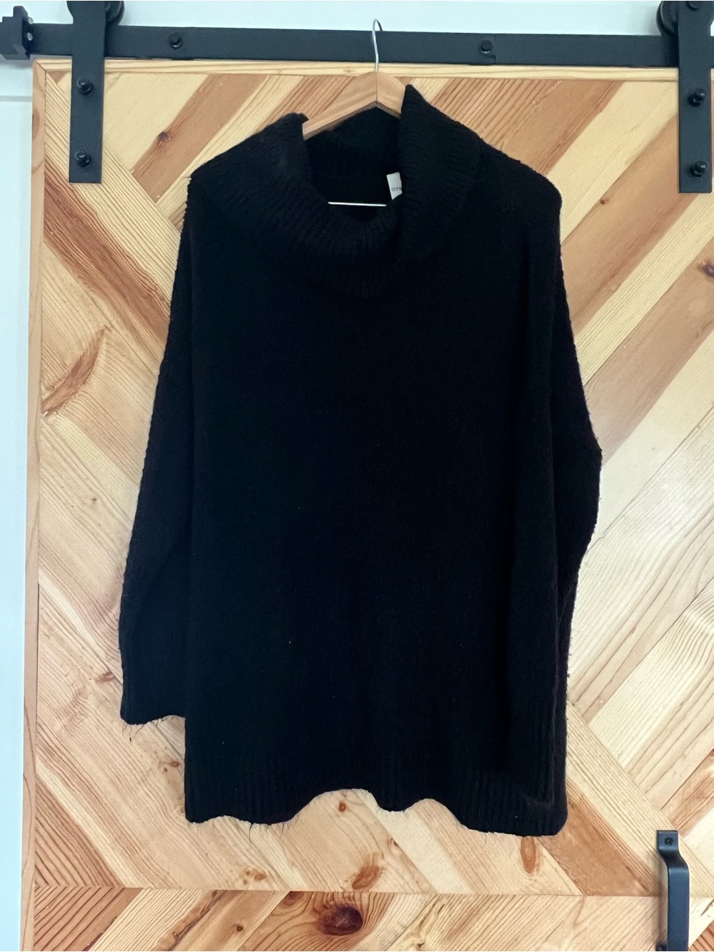 Terra & Sky Black Knit Pullover